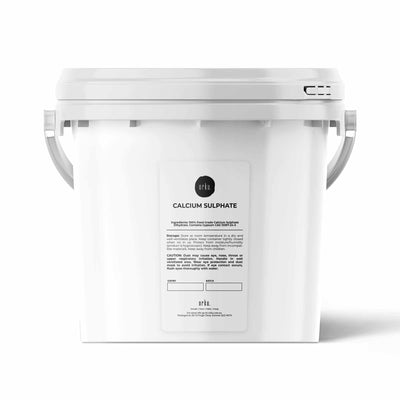 Calcium Sulphate Gypsum Powder Bucket - Food Grade Hydrous Sulfate