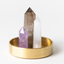 Calm Mind Crystal Trio - Selenite, Smoky Quartz + Amethyst