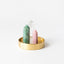 Calming + Healing Crystal Trio - Green Aventurine, Rose Quartz + Clear Quartz