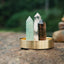 Capricorn Crystal Trio - Smoky Quartz, Green Fluorite + Clear Quartz