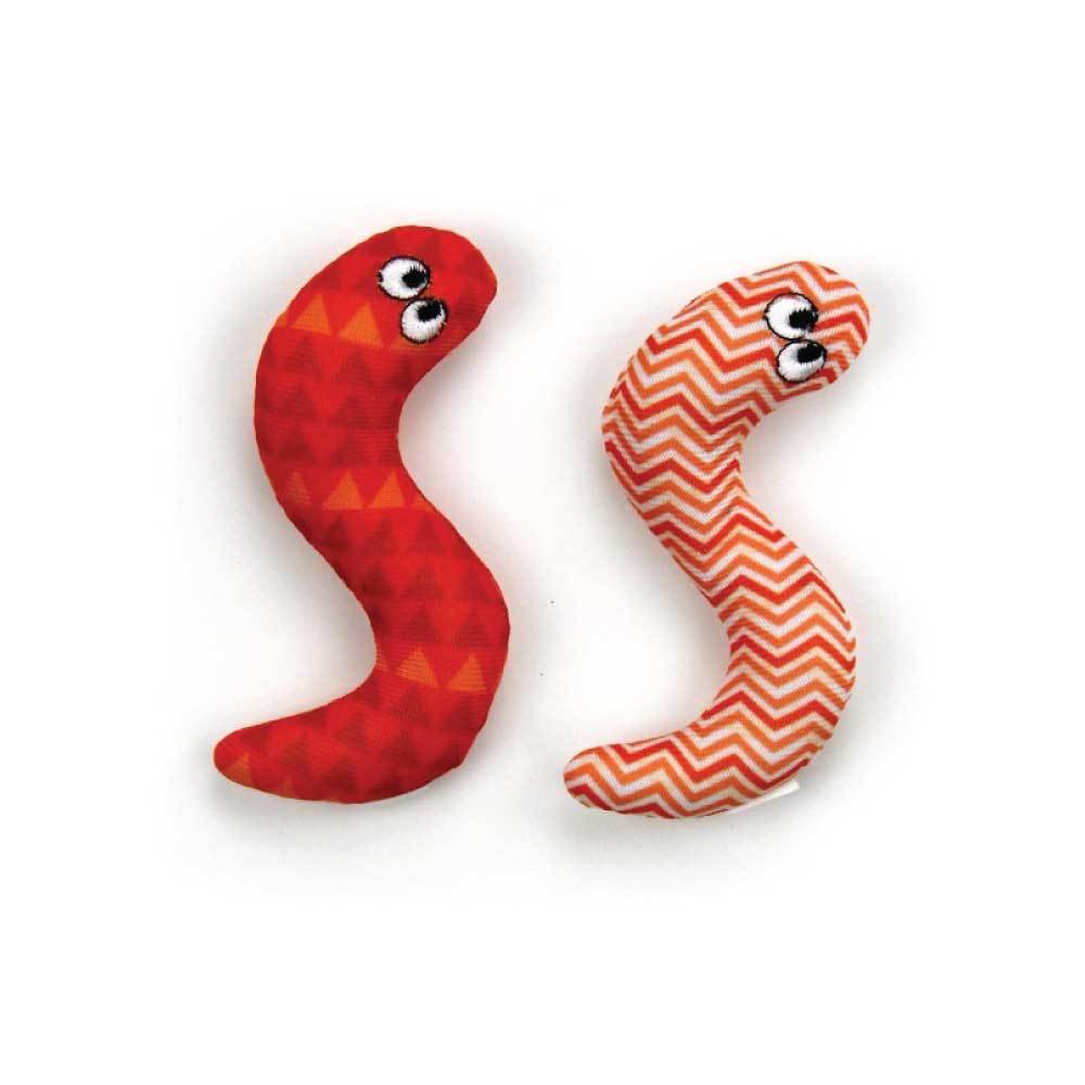 Catnip Cat Toy Surf Snake 9cm - Pet Chase Crinkle Snakes Teaser Toys