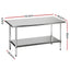 Cefito 1524x762mm Stainless Steel Kitchen Bench 430