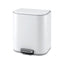 Cefito 20L Trash Bin Steel Pedal Bins Soft Close Kitchen Rubbish Waste Can White