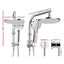 Cefito 9'' Rain Shower Head Set Handheld Round High Pressure Mixer Tap Chrome