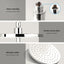 Cefito 9'' Rain Shower Head Set Handheld Round High Pressure Mixer Tap Chrome