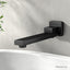 Cefito Bath Spout Wall Mounted Water Outlet Bath Tub Bathroom Swivel Black
