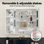 Cefito Bathroom Mirror Cabinet 100CM Vanity Medicine Wall Mounted Storage White