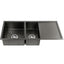 Cefito Kitchen Sink 100X45CM Stainless Steel Basin Double Bowl Nano Black