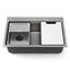 Cefito Kitchen Sink 304 Stainless Steel Bar Sink Millet Grain Water Basin Sink