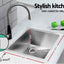 Cefito Kitchen Sink 51X45CM Stainless Steel Basin Single Bowl Silver