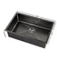 Cefito Kitchen Sink 70X45CM Stainless Steel Basin Single Bowl Black