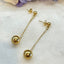 Chain and ball earrings – Tarnish Proof Jewellery