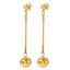 Chain and ball earrings – Tarnish Proof Jewellery