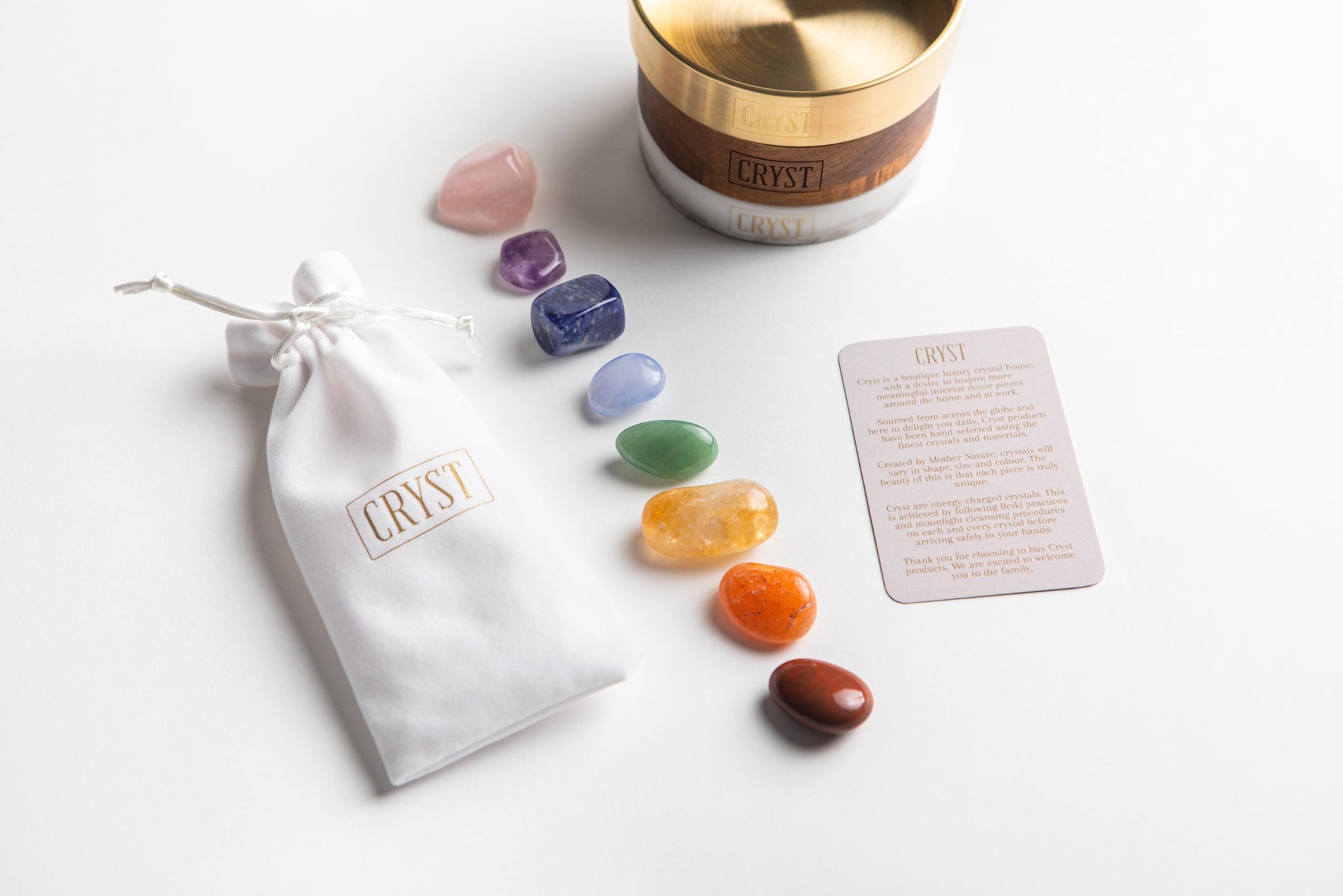 Chakra Crystal Set (includes free guided meditation)