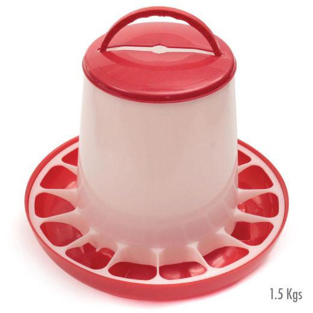 Chicken Poultry Feeders And Drinkers - Chook Plastic Water Drinking + Feeding