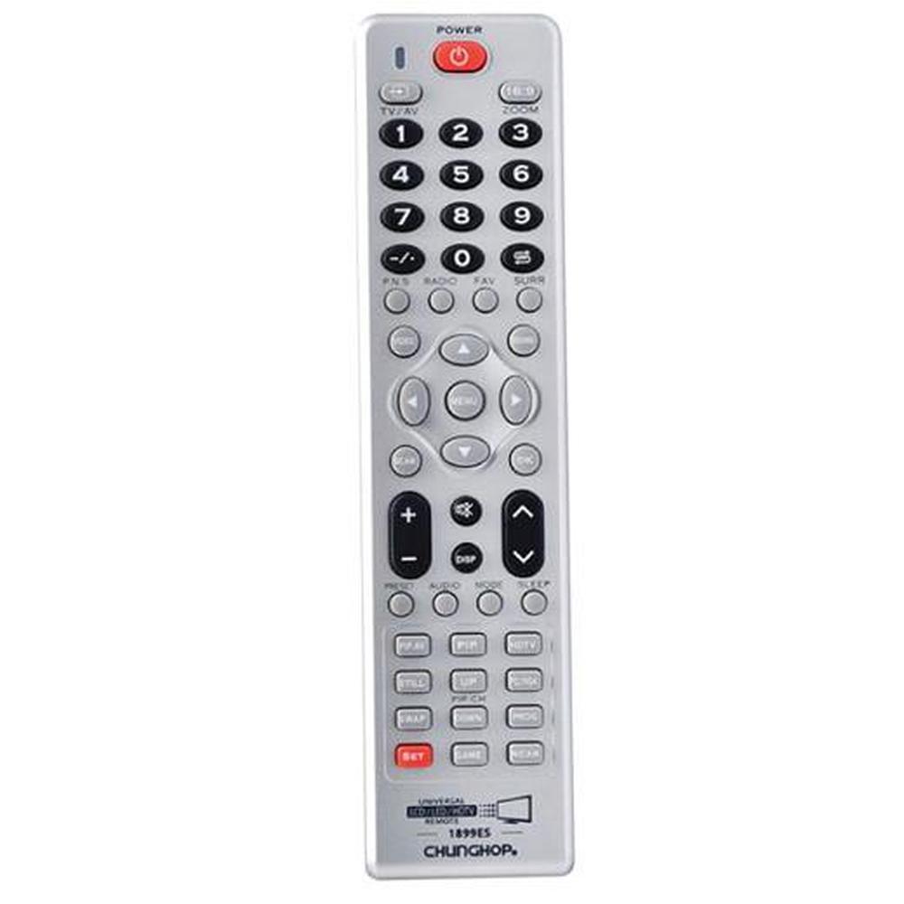 Chunghop Universal LCD LED HD TV Remote Control - Compatible With Many Brands