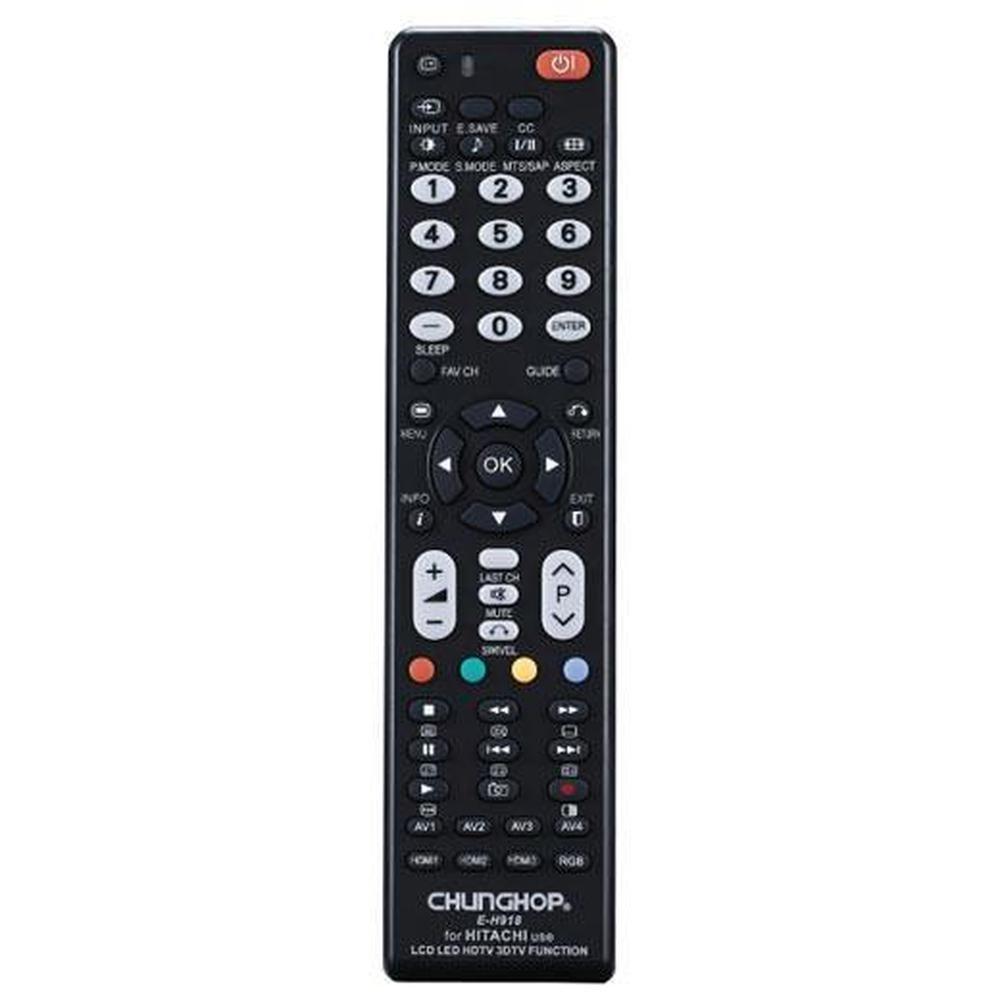 Chunghop Universal TV Remote Control Compatible with Hitachi LCD Smart Plasma HD