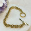 Chunky bar bracelet - gold – Tarnish Proof Jewellery