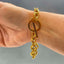 Chunky bar bracelet - gold – Tarnish Proof Jewellery