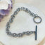 Chunky bar bracelet - silver – Tarnish Proof Jewellery
