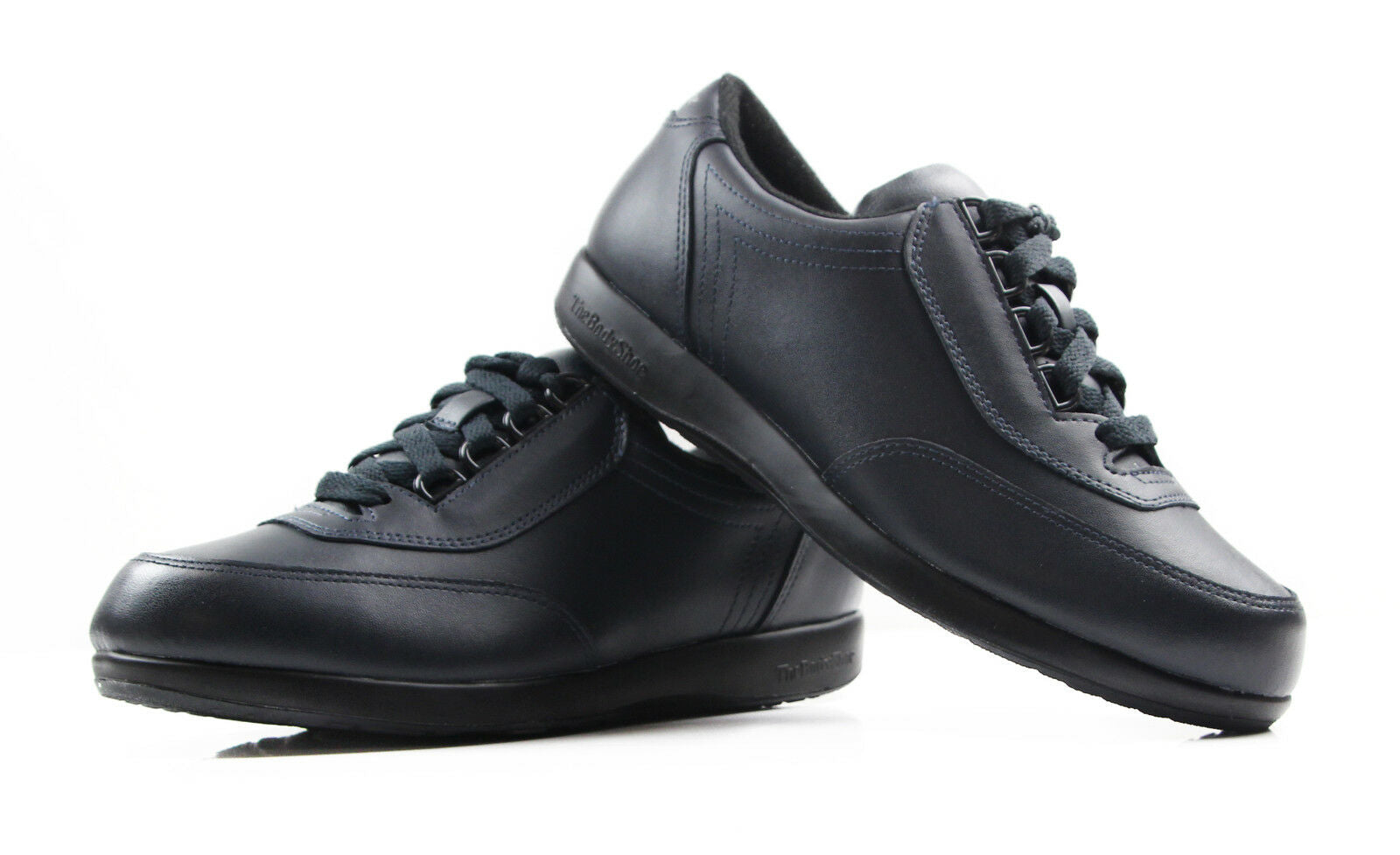 Classic Walker Hush Puppies Walking Comfortable Soft Leather Black Taupe Shoes