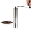 Coffee Bean Grinder - Stainless Steel Ceramic Burr Manual Hand Crank Nut Mill