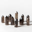 Concentration + Grounding Crystal Trio - Smoky Quartz, Tourmaline Quartz + Hematite