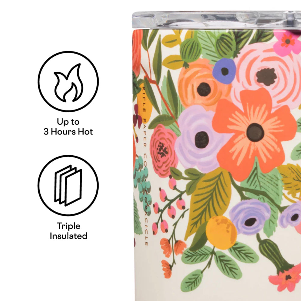 Corkcicle Mug - 500ml Rifle Paper - Garden Party Cream