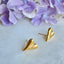 Crazy heart stud earring – Tarnish Proof Jewellery