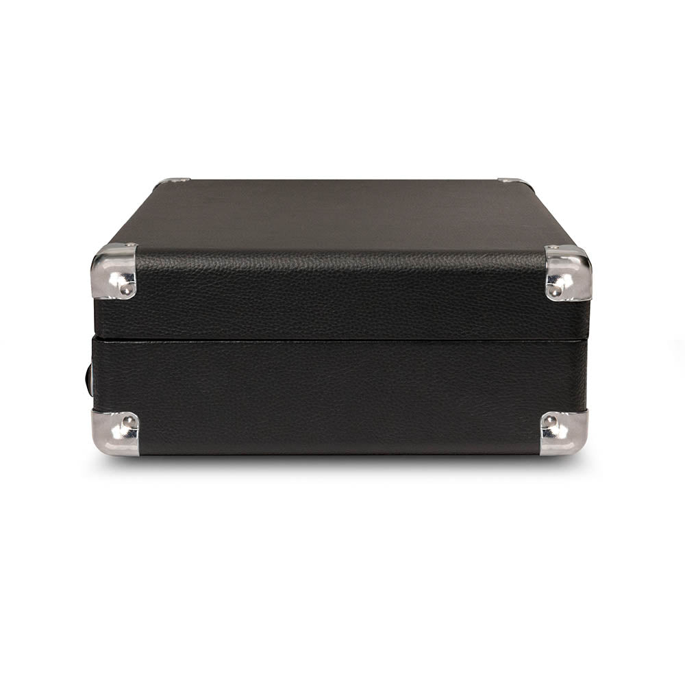 Crosley Cruiser Bluetooth Portable Turntable - Black + Bundled Majority D40X Bluetooth Speakers