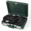 Crosley Cruiser Bluetooth Portable Turntable - Emerald Green + Bundled Crosley Record Storage Crate