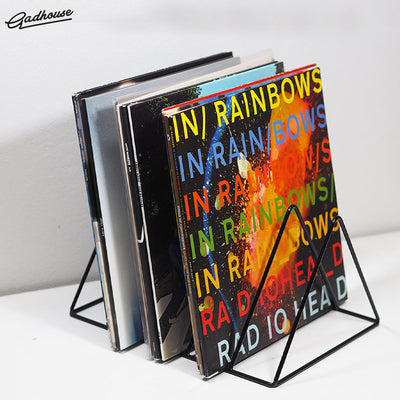 Crosley Cruiser Bluetooth Portable Turntable - Emerald Green + Gadhouse Vinyl Rack Bundle - Black