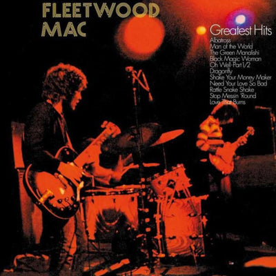 Crosley Record Storage Crate Fleetwood Mac Greatest Hits Vinyl Album Bundle