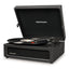 Crosley Voyager Black - Bluetooth Portable Turntable & Record Storage Crate