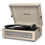 Crosley Voyager Bluetooth Portable Turntable - Dune + Bundled Crosley Record Storage Display Stand
