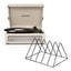 Crosley Voyager Bluetooth Portable Turntable - Dune + Gadhouse Vinyl Rack Bundle - Black
