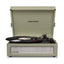 Crosley Voyager Bluetooth Portable Turntable - Sage + Gadhouse Vinyl Rack Bundle - Black