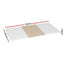 Artiss Standing Desk Top Whtie Pine 120CM