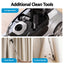 DEVANTI Bagged Vacuum Cleaner Powerful Suction for Carpet Wood Tile Floor