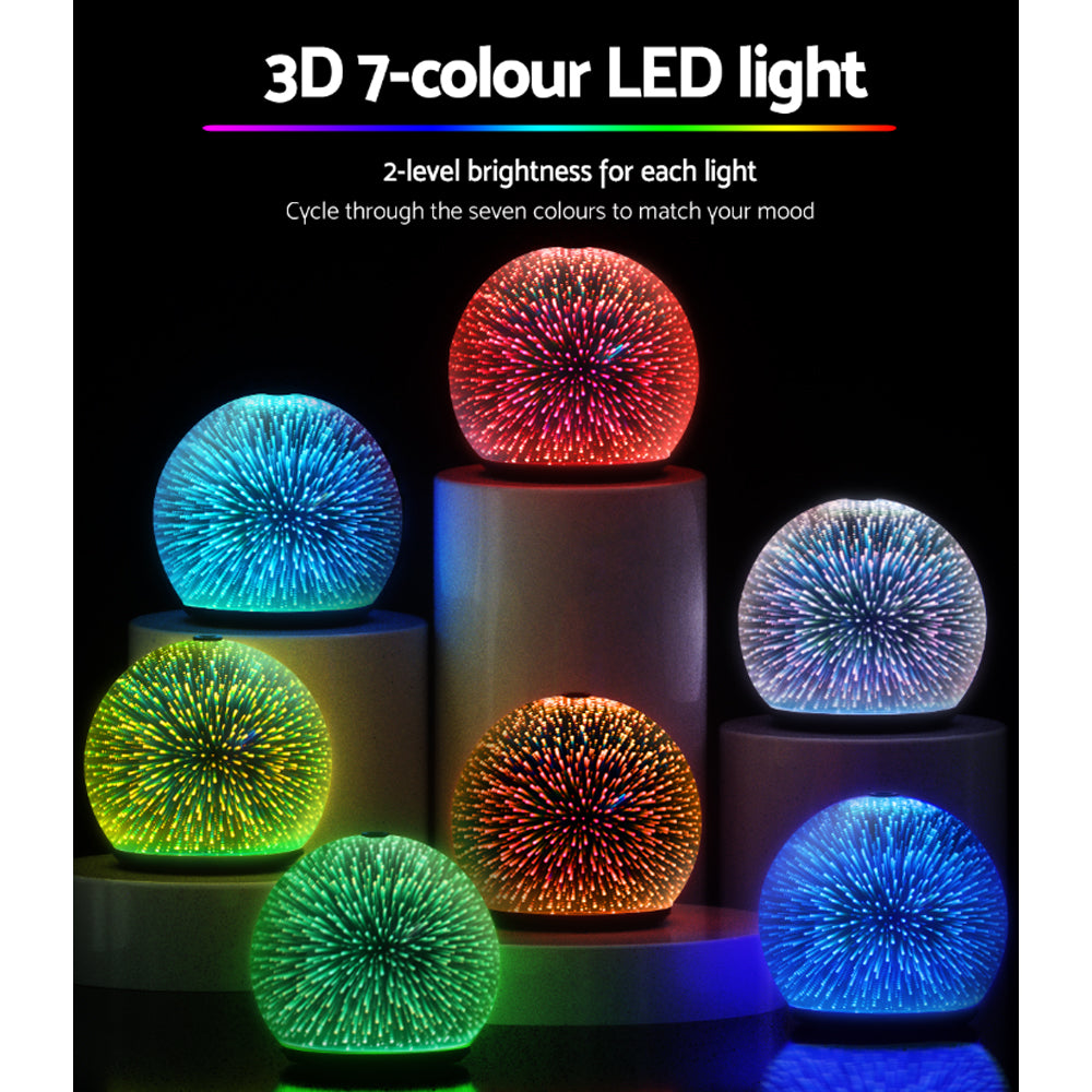 Devanti Aroma Diffuser 3D LED Light Firework 240ml