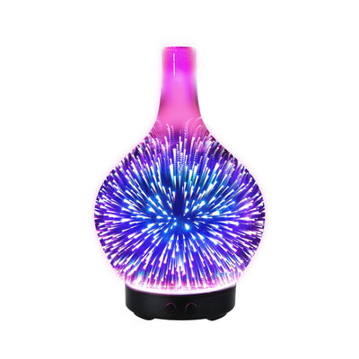 Devanti Ultrasonic Aroma Aromatherapy Diffuser 3D Light Oil Firework Humidifier