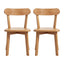 Artiss 2x Dining Chairs Wooden Kitchen Accent Chair Cafe Lounge Rubber Wood
