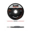 Giantz 20 PCS Zirconia Sanding Flap Disc 5" 125mm 80Grit Angle Grinding Wheel