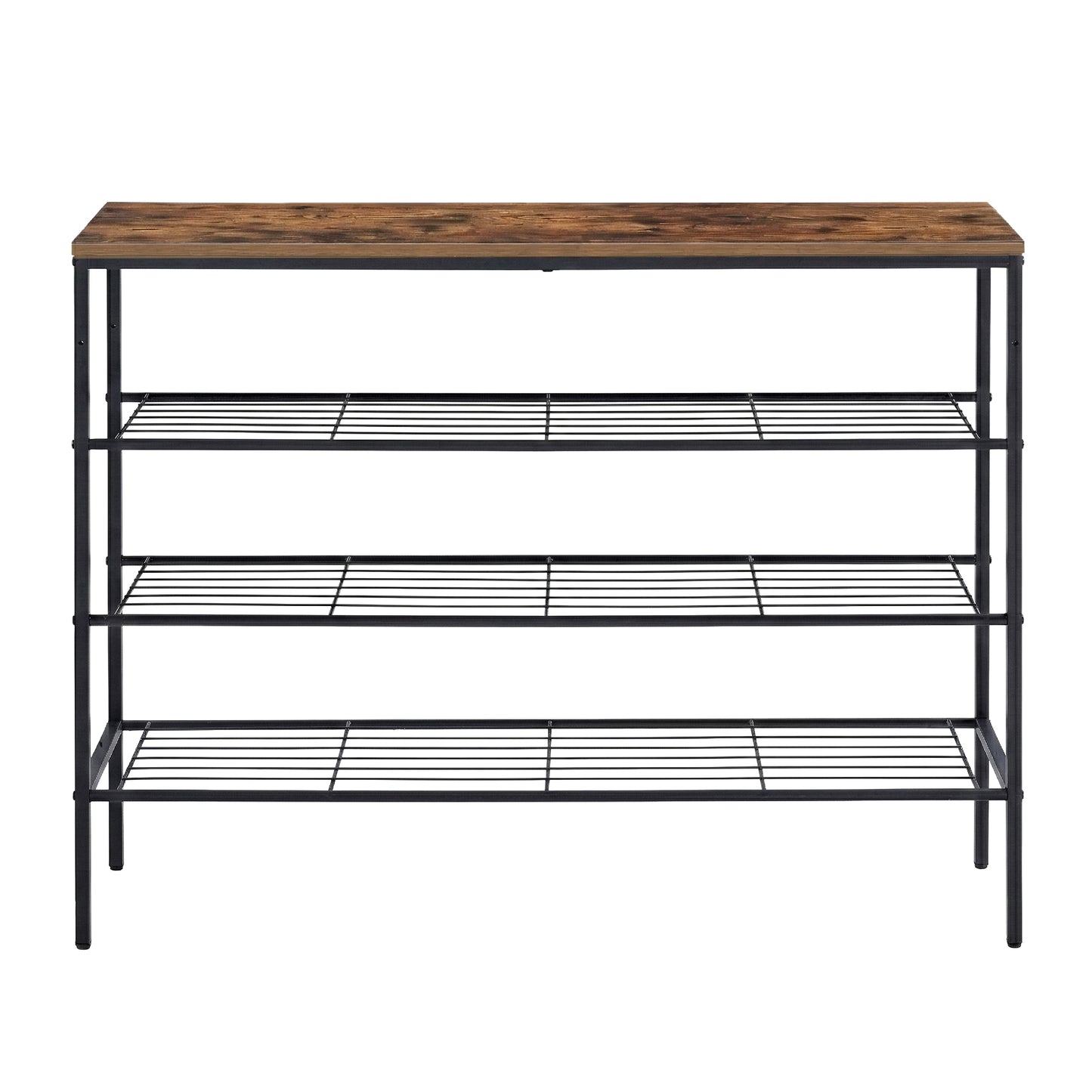 Artiss Shoe Rack 4 tier Storage Organiser Walnut