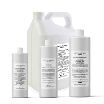 DMSO Liquid Dimethyl Sulfoxide 99.9% Pure Pharmaceutical Grade Solvent Bulk Size
