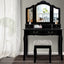 Artiss Dressing Table with Mirror - Black