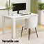 1 Artiss Dining Table and 4 Chairs Set White Sherpa