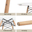 1 Artiss Dining Table and 2 Chairs Set DSW 90cm