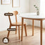 Artiss Round Dining Table and Chairs Set 5 PCS, 108cm Compact Kitchen Table Set with Solid Pine Wood Legs & 4 Ergonomic Rubber Wood Chairs,White Timber Dining Set for Small Space