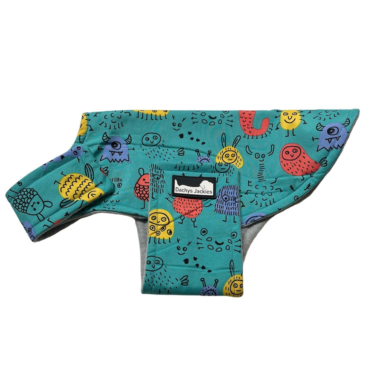 Dachys Jackies - Water resistant Dog jacket - Green monster